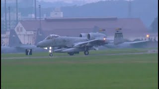 [4K]横田基地 烏山空軍基地所属A-10サンダーボルト 4機飛来 USAF Thunderbolt 20190719