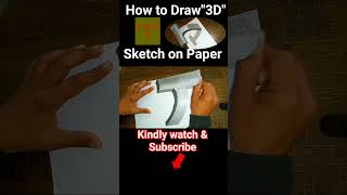 #drawing #3dart #3d #Very easy 3D letter! Drawing 3D Art #How To Draw A 3d Letter T - Easy Trick Art