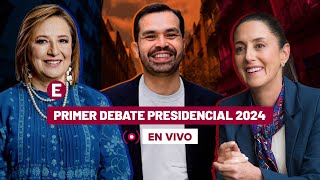 Debate Presidencial 2024: Claudia Sheinbaum, Xóchitl Gálvez, Jorge Álvarez Máynez | EN VIVO