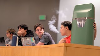 Vaping In College Lecture Prank!