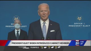 President-elect Biden introduces cabinet members