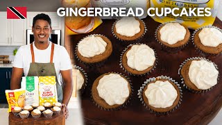 Comforting Gingerbread Cupcakes Recipe by Chef Shaun 🇹🇹 Foodie Nation