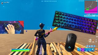 Dierya DK61 Pro Chill 🤩Keyboard \u0026 Mouse Sounds ASMR Smooth 😴 Fortnite Bio's ZoneWars Gameplay 240FPS