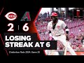 Cincinnati Reds Lose 6th Straight Game in Loss to Arizona Diamondbacks | Chatterbox Reds | Game 35