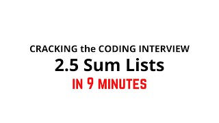 2.5 Sum Lists | Cracking the Coding Interview Solution