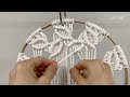 diy macrame dream catcher tree of life マクラメ ドリームキャッチャー 生命の樹