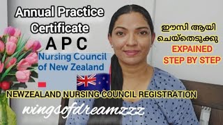 APC AFTER NEWZEALAND NURSING COUNCIL REGISTRATION|HOW TO APPLY ANNUAL PRACTICE CERTIFICATE ONLINE