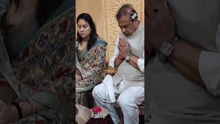 Assam CM Himanta Biswa Sarma offers prayers at Somnath Temple in Gujarat