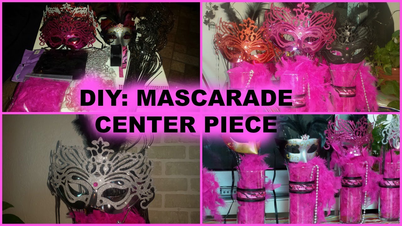 Quince Masquerade Centerpieces For A Good Masquerade Quinceañera Party