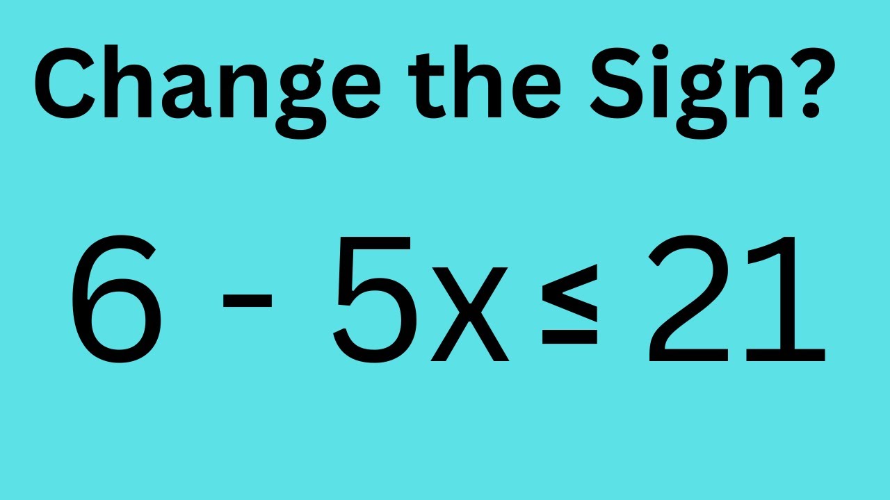 What Is A Math Inequality