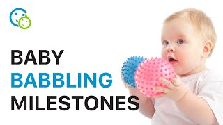 How does baby babbling evolve?