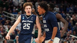 Watch the full 2:30 minutes of Saint Peter's OT win over No. 2 Kentucky