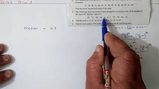 Q.3 Ex.14.4 Chapter:14 Statistics | Ncert Maths Class 9 | Cbse