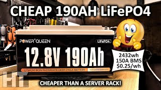 Power Queen 190AH LiFePO4 150A BMS Lithium Battery Review