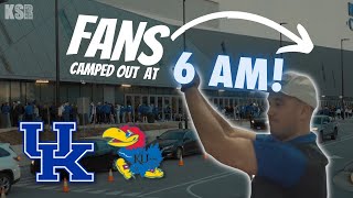 Kentucky fans waited 14 HOURS to see Cats play Kansas