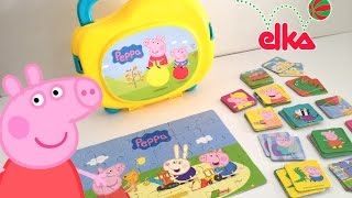 Quebra-Cabeça e Jogo da Memória da Peppa Pig - Elka