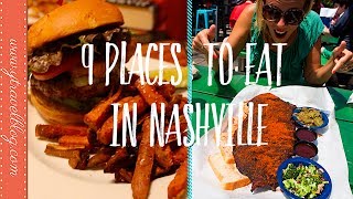 9 PLACES TO EAT in Nashville Tennessee with kids