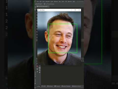 Face detection with OpenCV and Python Face detection with OpenCV and Python. #Elon Musk