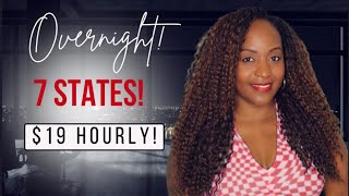 For The NIGHT OWLS! OVERNIGHT Work From Home Job, $19.50 Per Hour, Hiring From 7 States!