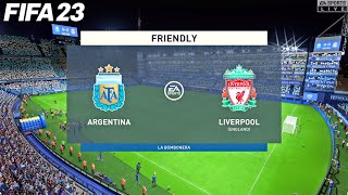 FIFA 23 | Argentina vs Liverpool - Club Friendly - Full Match & Gameplay