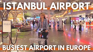 Busiest Airports in the World 2022 Istanbul Airport Walking Tour 4 October | 4K ULTRA HD 60FPS