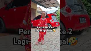 Gagal Lagi ‼️ Percobaan Ke 2 .🤣🤣 #dancechima #shorts #bolsaforkiumami #lucu #trendingshorts #dance