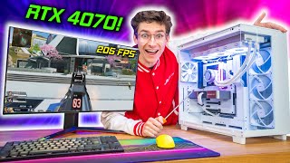 The EPIC RTX 4070 Gaming PC Build Guide 2023! 😍 Gameplay Benchmarks, NZXT H9 Flow, i7 13700K