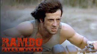 'Rambo Motorcycle Chase' EXTENDED Scene | Rambo: First Blood