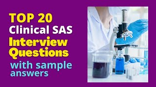 Clinical SAS Interview Questions and Answers  for 2025