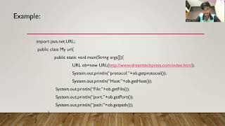 Advanced Java Seminar On URL class