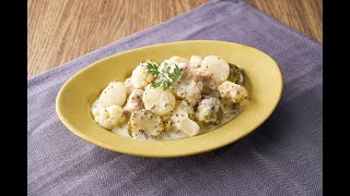 フードセーバー真空レシピ　鶏ももアレンジ②「鶏もも肉と野菜の粒マスタード煮」