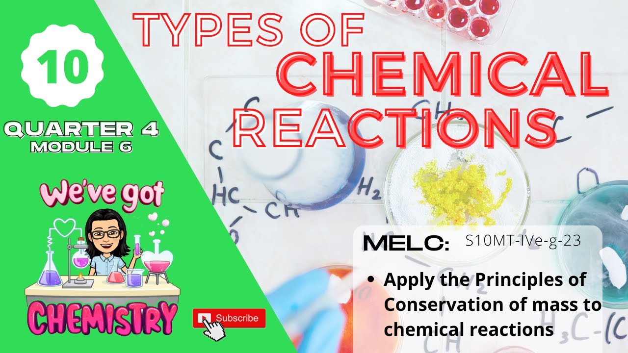 Grade 10 SCIENCE | Quarter 4 Module 6 | Types Of Chemical Reactions ...