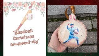 DIY Baseball Ornament: From Plain to Perfect (Holiday Magic!)