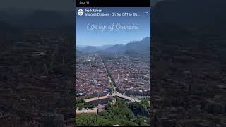 Grenoble, France - on top of the world!