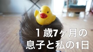 １歳7ヶ月の息子と私の1日の過ごし方。