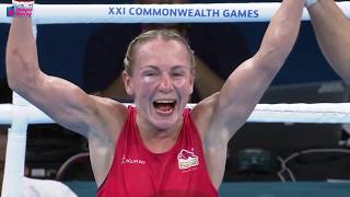 (W51kg) Lisa Whiteside (England) vs Carly McNaul (Northern Ireland) /Commonwealth Games 2018/