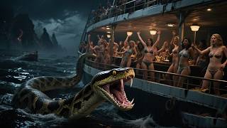 2025 Disaster Blockbuster！Bikini Party on Board Turns Deadly as Danger Approaches!#深海蛇难