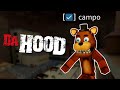 TROLLING as FREDDY FAZBEAR in ROBLOX DA HOOD