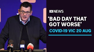 COVID-19 Vic. 20 Aug - 55 local cases, with outbreak's first regional cases at Shepparton | ABC News