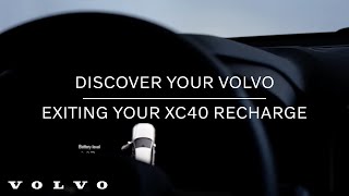 Exiting - XC40 Recharge Electric SUV | Volvo