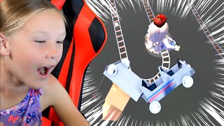 Madison Plays Cart Ride Delivery Service on Roblox!!