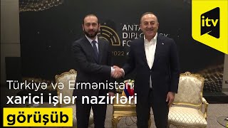 Türkiyə və Ermənistan xarici işlər nazirləri görüşüb