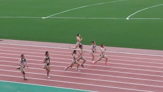 【小鉢ひより選手】20240428長崎県記録会 一般高校女子100m決勝