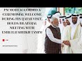 PM Modi accorded a ceremonial welcome, holds bilateral meeting with Emir H.H Sheikh Tamim in Qatar