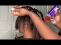 SHORT HAIR TRANSFORMATION 😍Genie Ponytail With fringe Bang😍 Using Visso Pack Hair