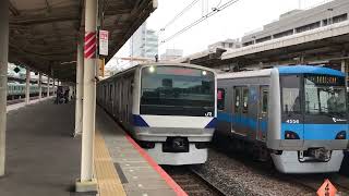 E531系　常磐線　特別快速品川行き　我孫子駅通過シーン