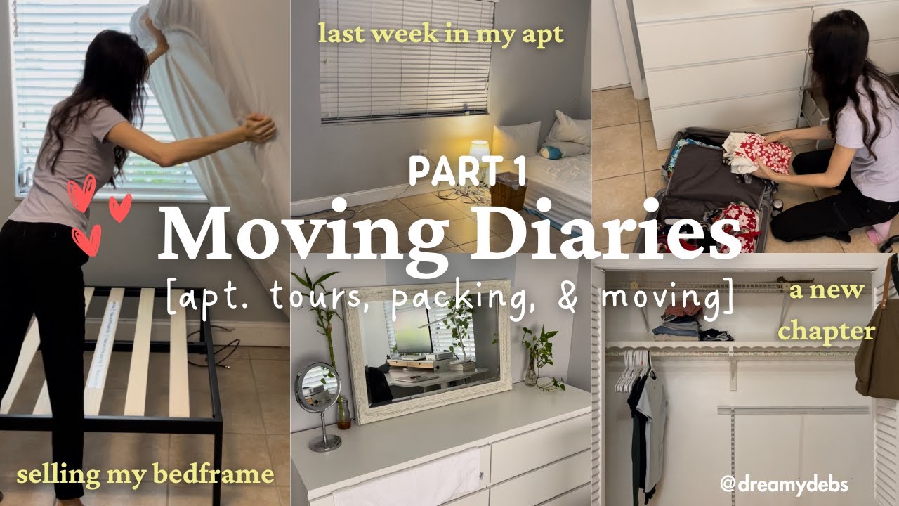 Moving Vlog 💓🏡 Touring, Packing, & Moving My Belongings! The Start Of ...