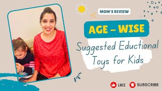 Age Wise Suggested Educational Toys for Kids | Mom's Review | SkilloToys.com