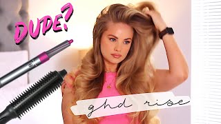 DYSON AIR WRAP DUPE? ghd Rise First Impression, Wear Test \u0026 Review | Jessica van Heerden