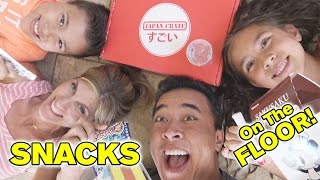 WE'RE MOVING!!! Eating Japanese Snacks on the Floor! Japan Crate